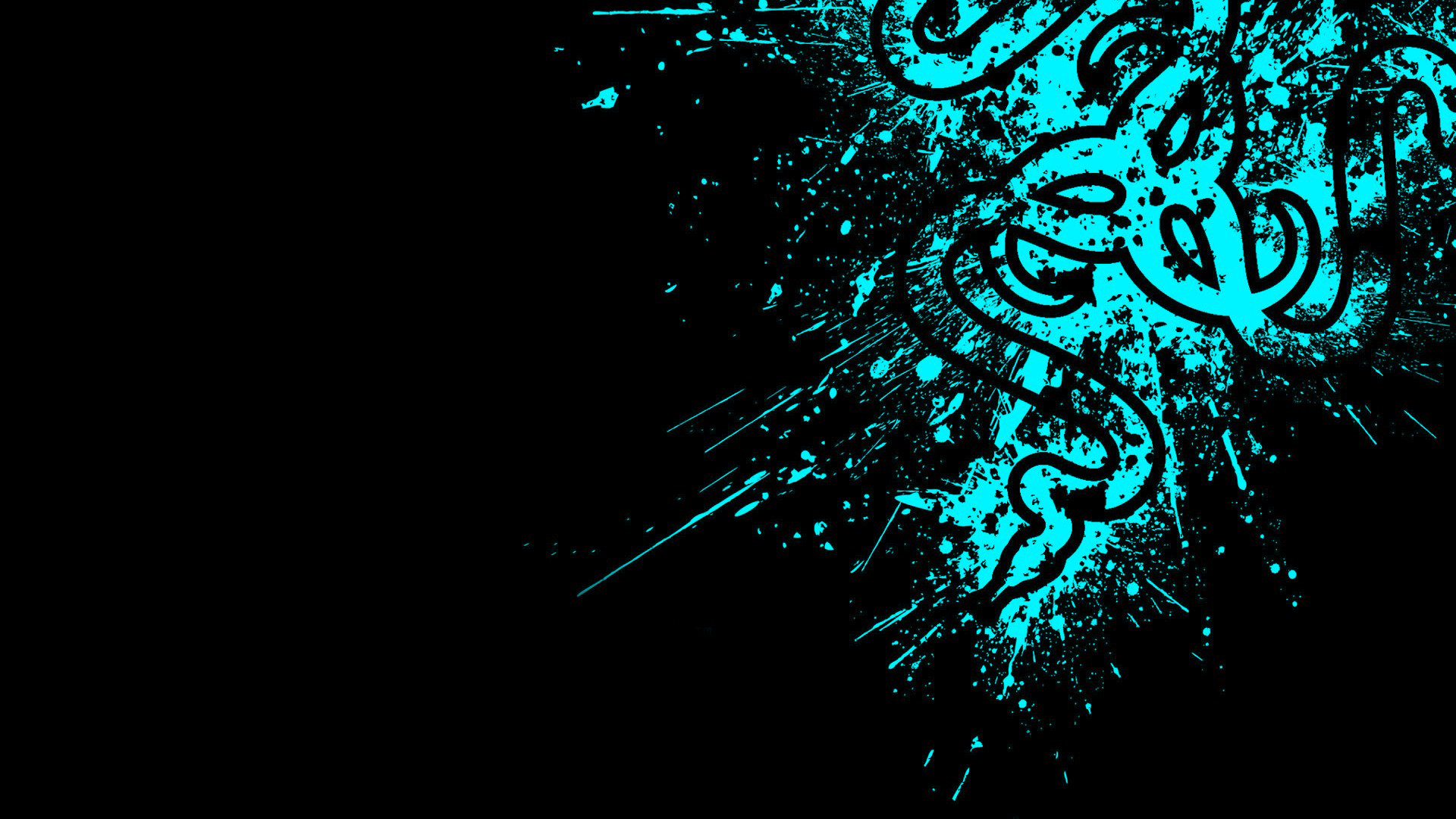 Black and Cyan Wallpaper (87+ images)