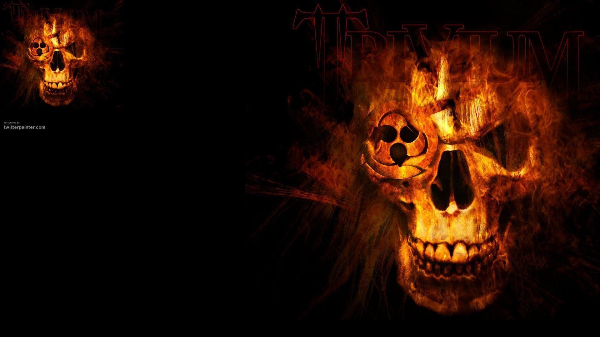 Blue Fire Skull Wallpaper (58+ images)