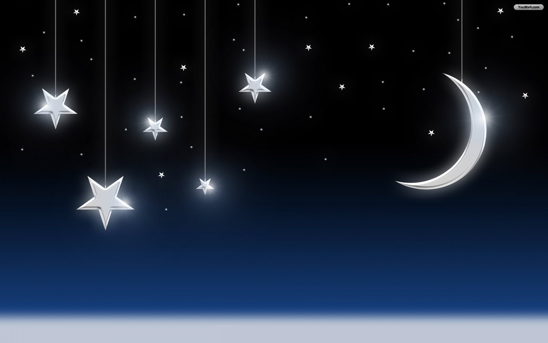Moon and Stars Desktop Wallpaper (63+ images)