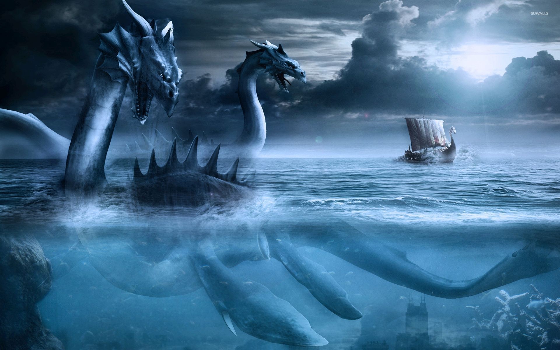 Sea Monster Wallpaper (80+ images)