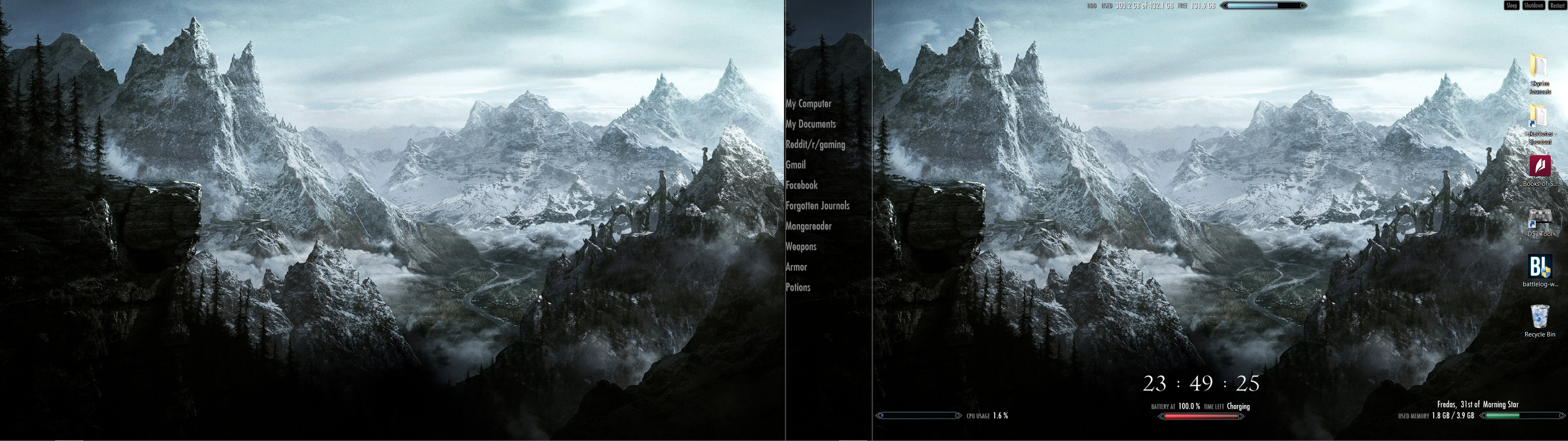 Skyrim Dual Monitor Wallpaper (39+ images)