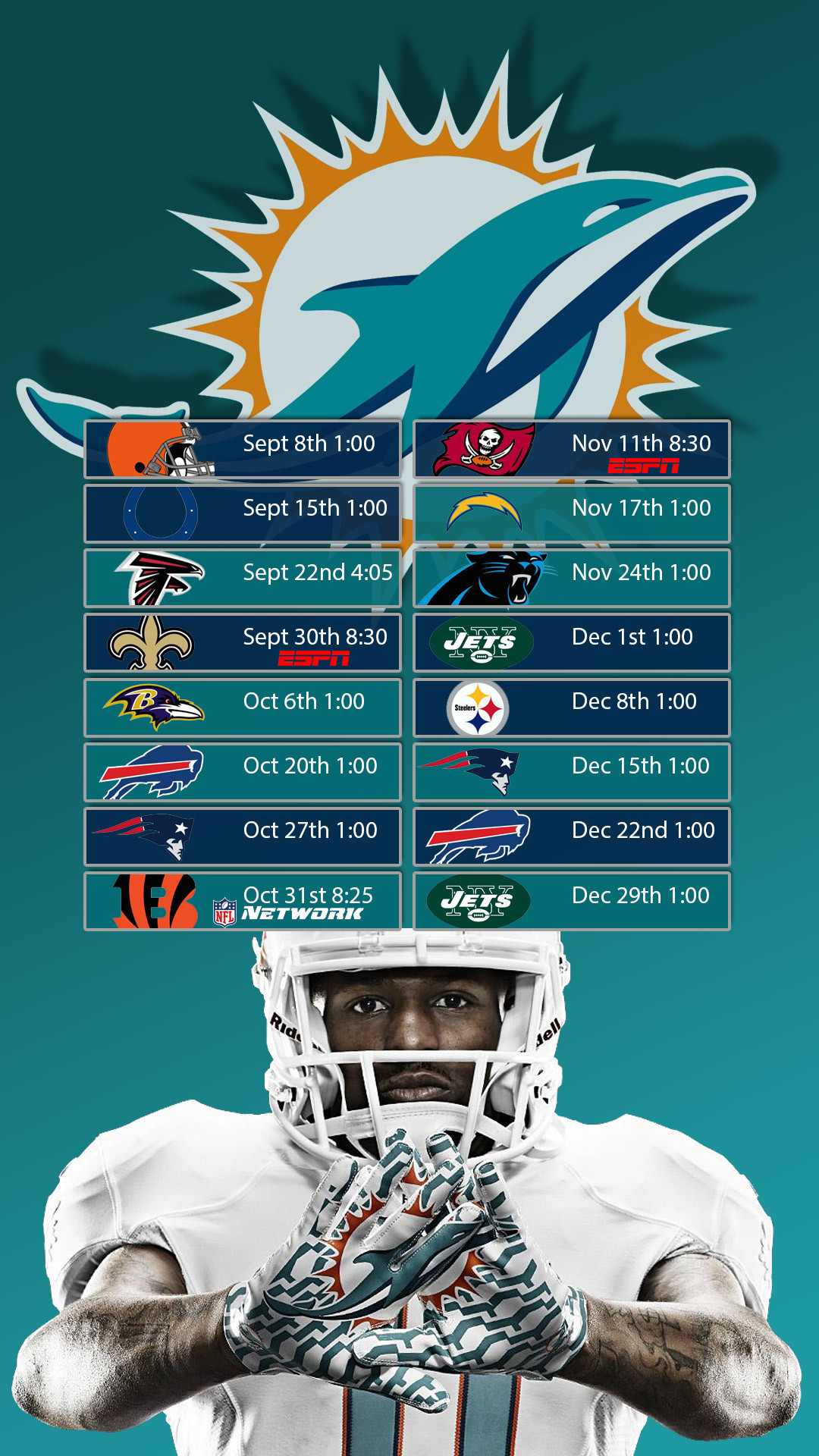 Miami Dolphins iPhone 6 Wallpaper (64+ images)