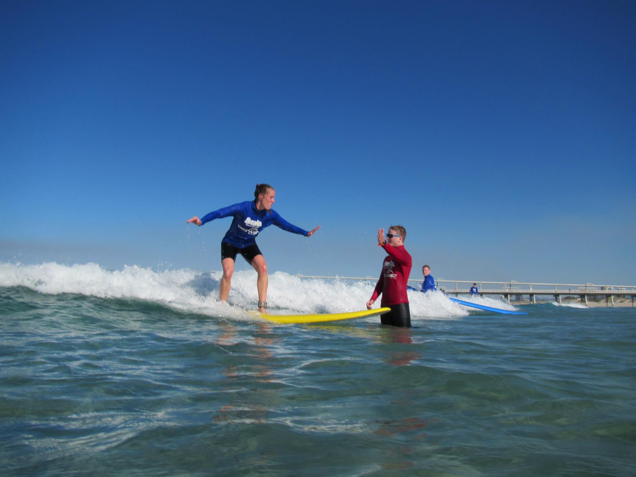 Beginner Surfing Lessons Get Wet Surf School