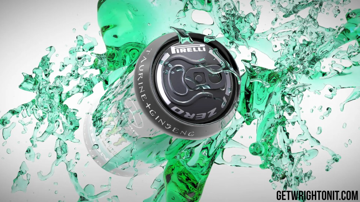 Mercedes F1 Monster Drink Can