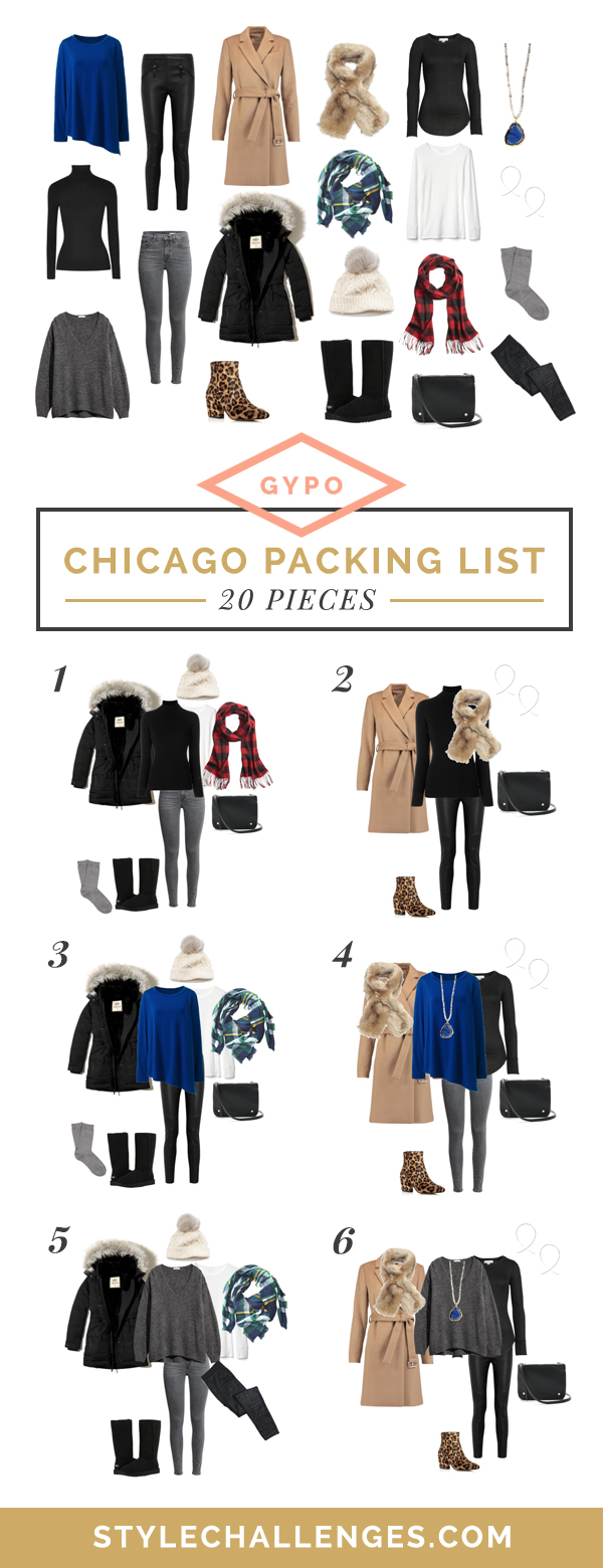 Chicago Packing List and Outfits Winter Weekend Get Your Pretty On