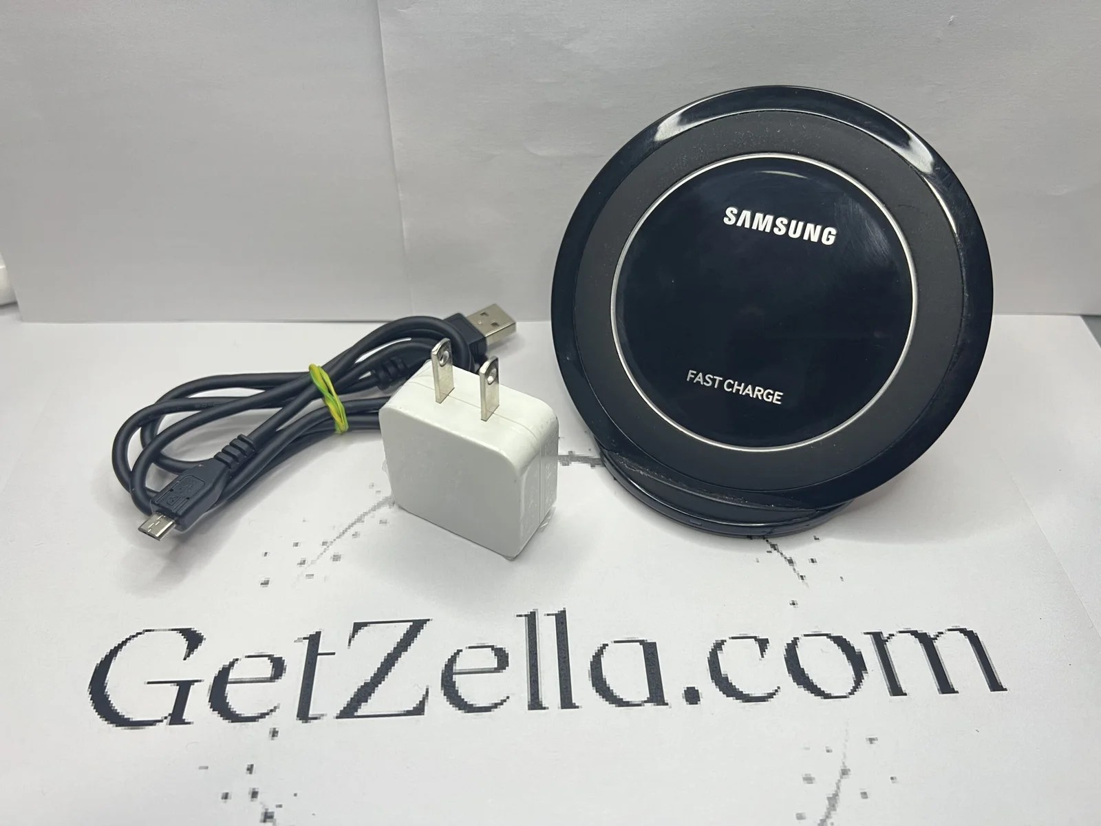Samsung Fast Charge Qi Wireless Charging Stand Pad & Wall Adapter EP