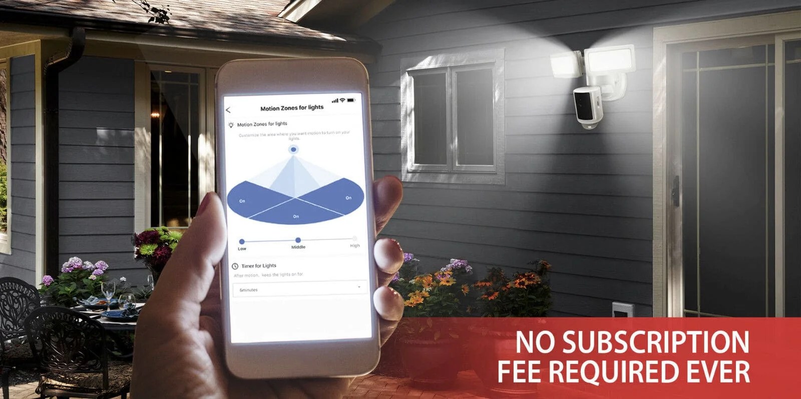 Feit Electric LED 1080P HD Smart Flood Light Security Camera