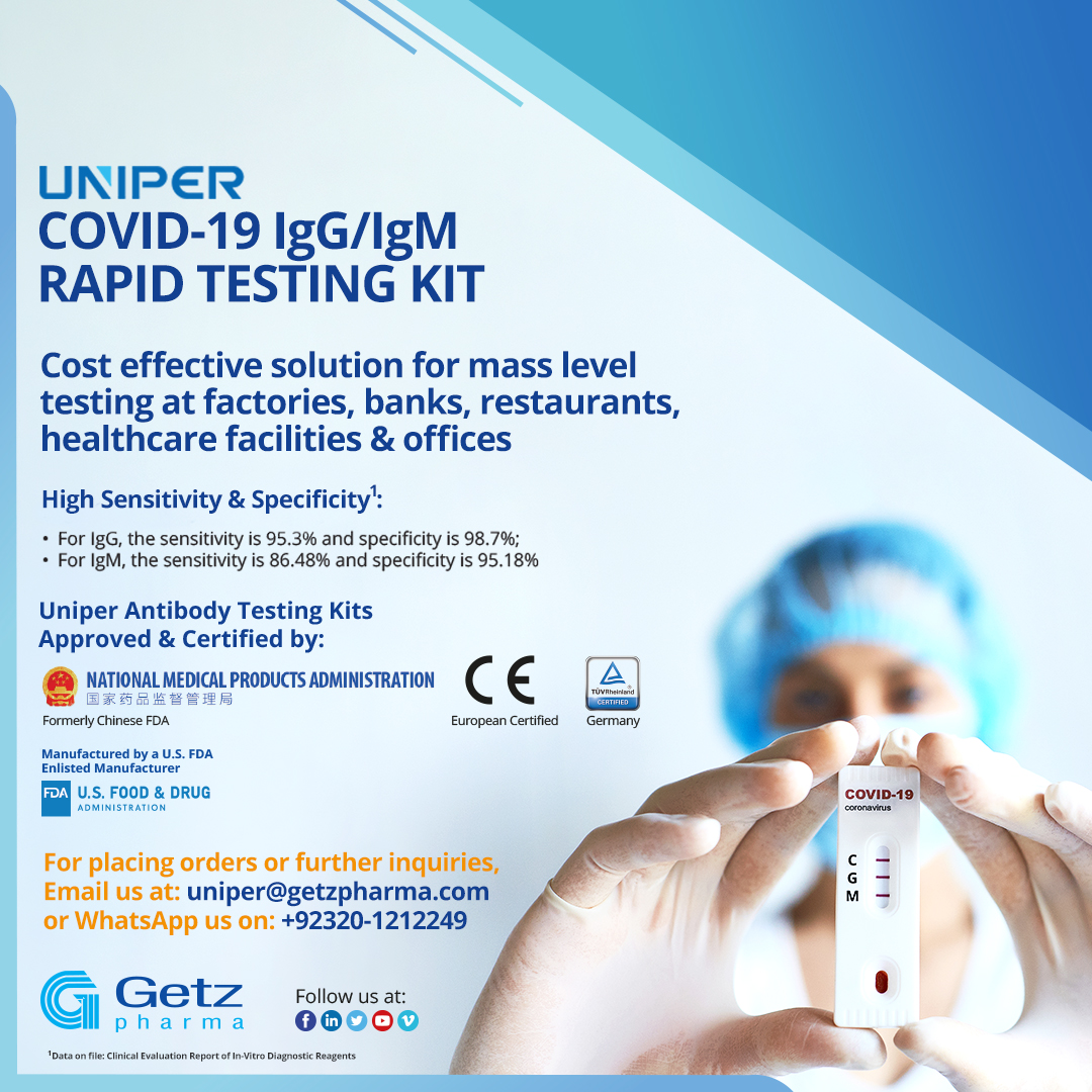COVID19 Antibody Tests Getz Pharma Getz Pharma