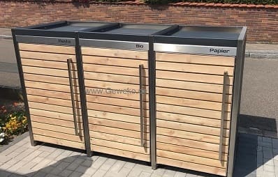 Pflanzdach-Mülltonnenbox | Geweko GmbH