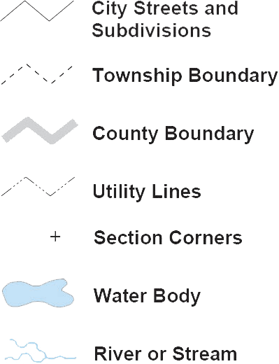 North Dakota Plots Map