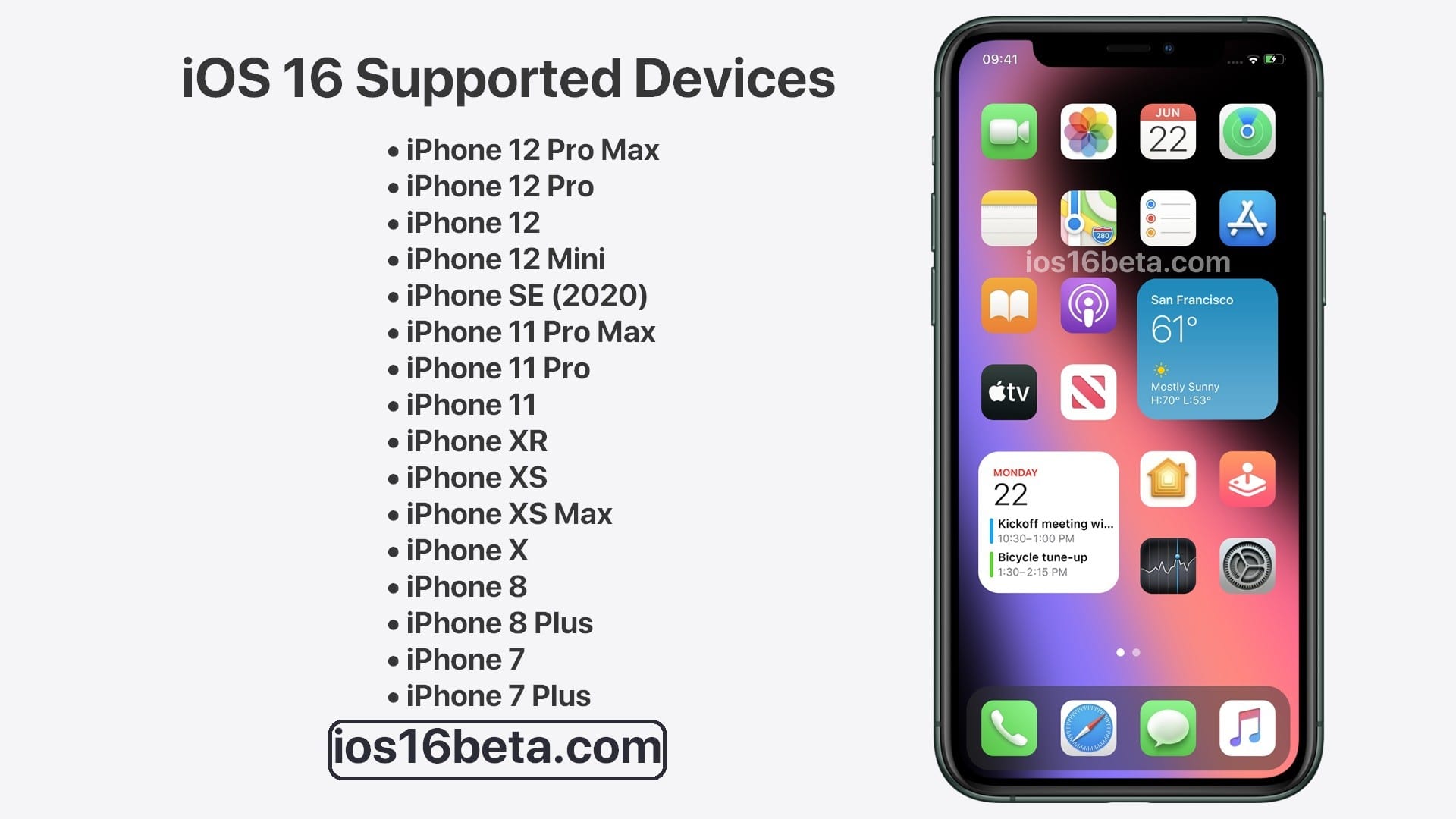 iOS 16升级名单曝光 iPhone 6S等要被抛弃：你的机型在列吗？