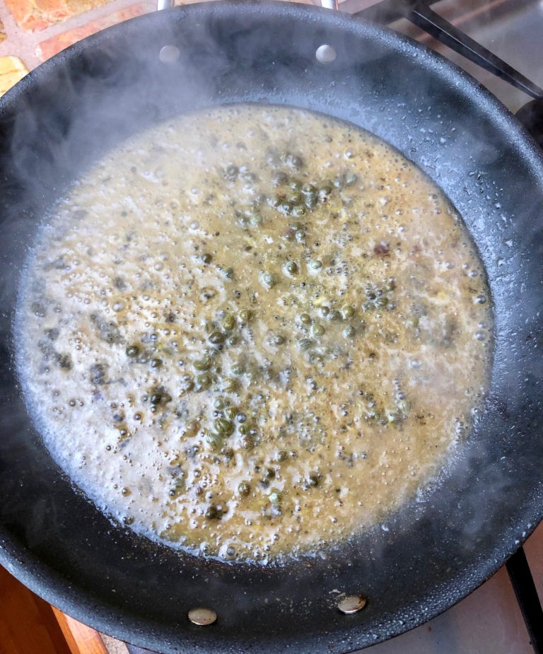 Crispy Trout with Lemon and Capers Gluten Free GF Chow