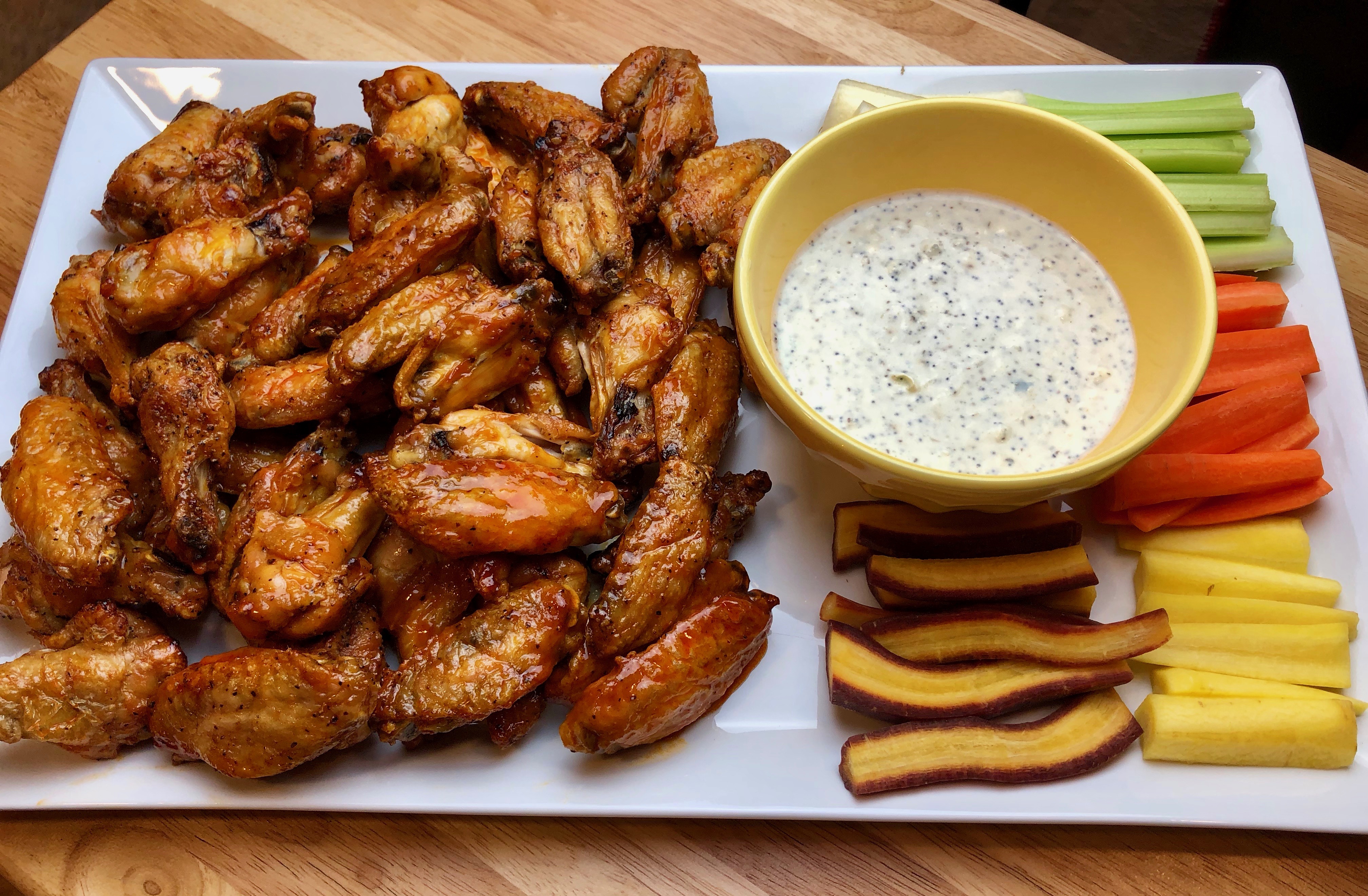 Crispy OvenBaked Buffalo Wings GF Chow