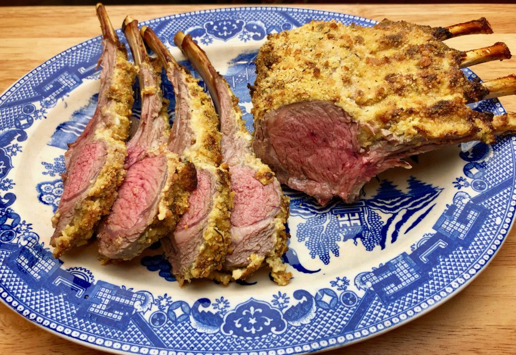 MustardHerb Crusted Rack of Lamb(Gluten Free) GF Chow