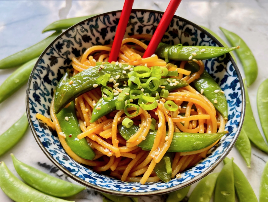 Umami Noodles with Scallion Brown Butter (Gluten Free) GF Chow