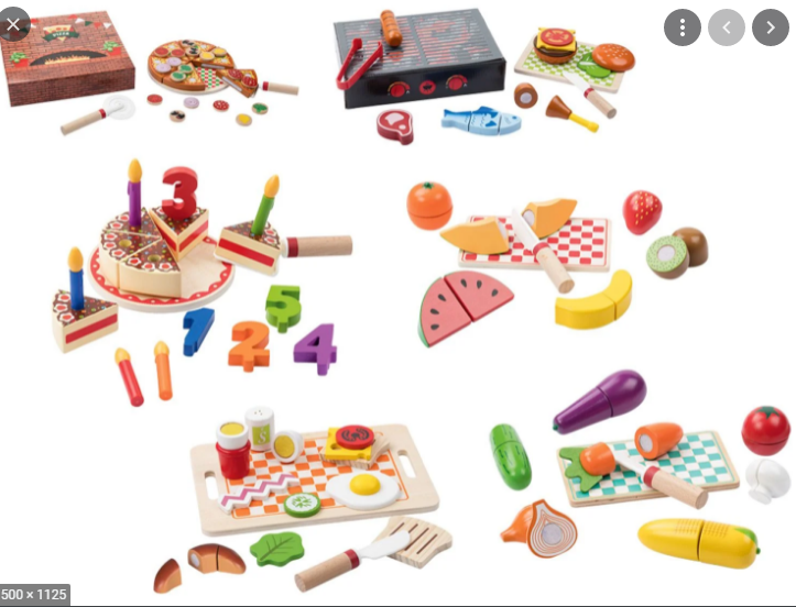 PLAYTIVE® JUNIOR wooden food set lidl wooden toy factory/wooden