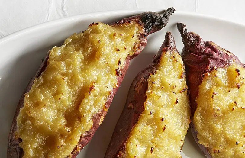 TwiceBaked Japanese Sweet Potatoes with Miso Recipe GFF Magazine
