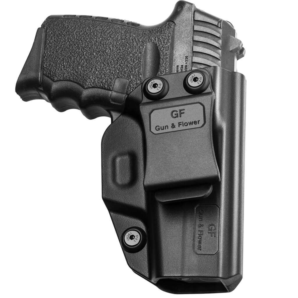 SCCY 9mm CPX1 CPX2 Holster, Inside Waistband Concealed Carry Belt Clip