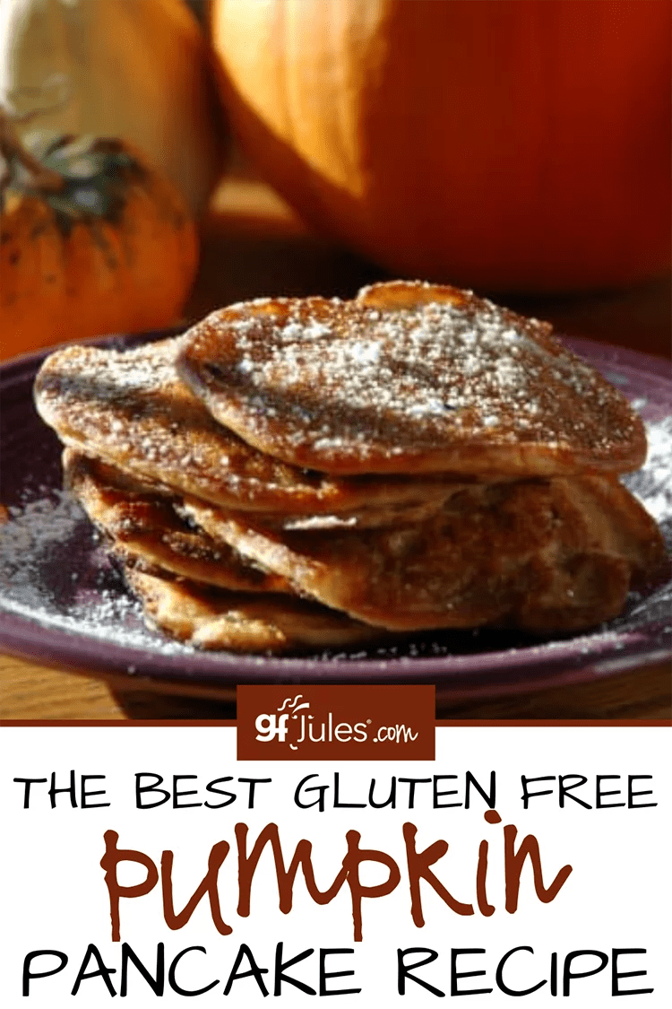 Gluten Free Pumpkin Pancakes Recipe easy fall recipe gfJules