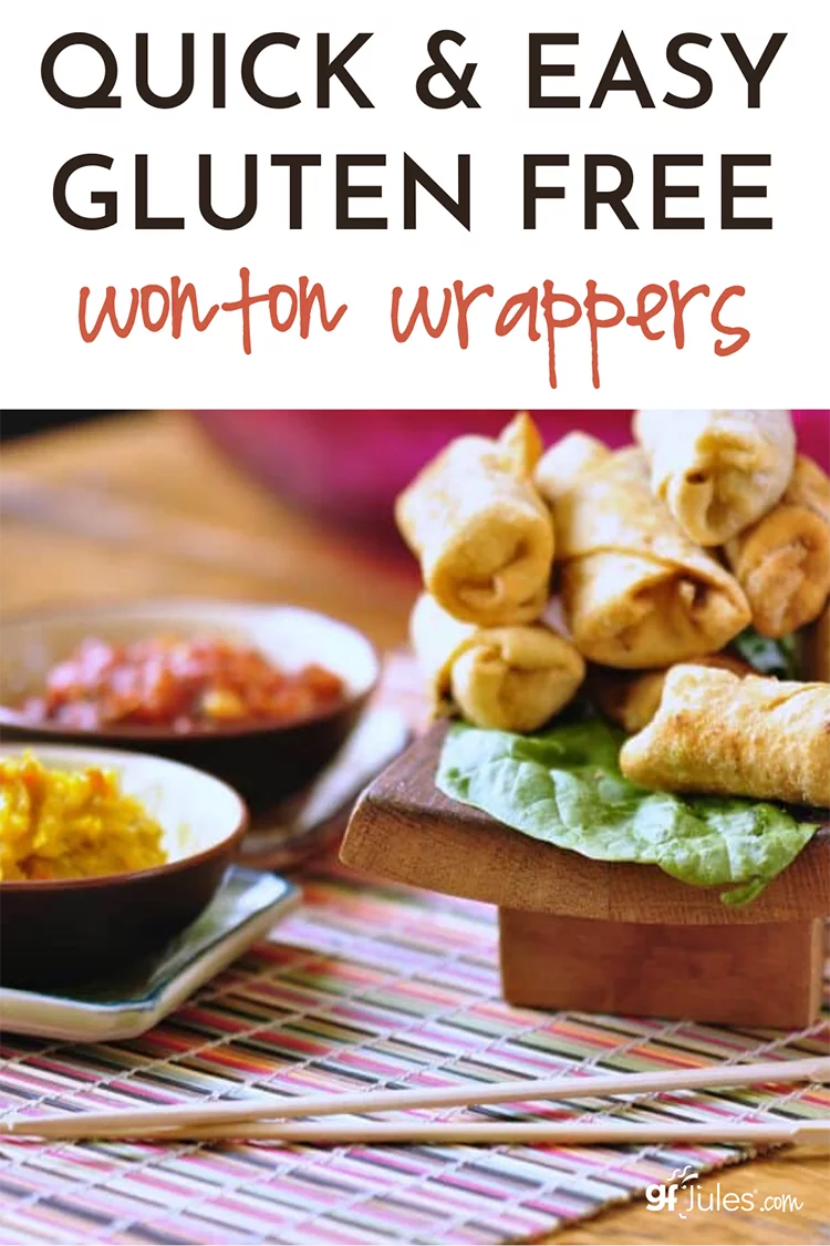 Gluten Free Wonton Wrapper your new goto recipe! gfJules