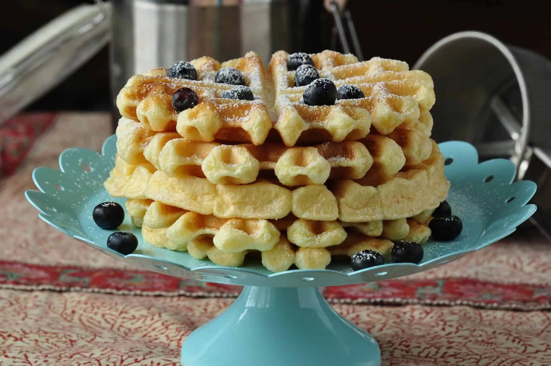 Gluten Free Belgian Waffles Recipe light & fluffy