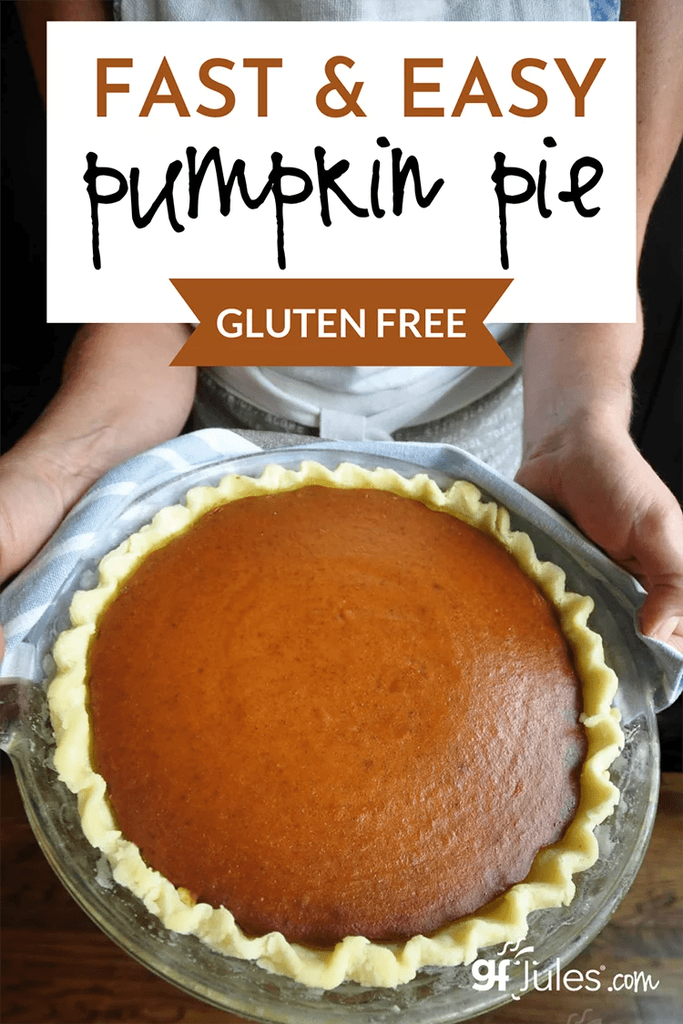 Cashew Ginger Crust Gluten Free Pumpkin Pie Recipe Fast & Easy gfJules