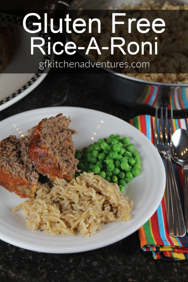 Gluten Free Rice a Roni Gluten Free Kitchen Adventures