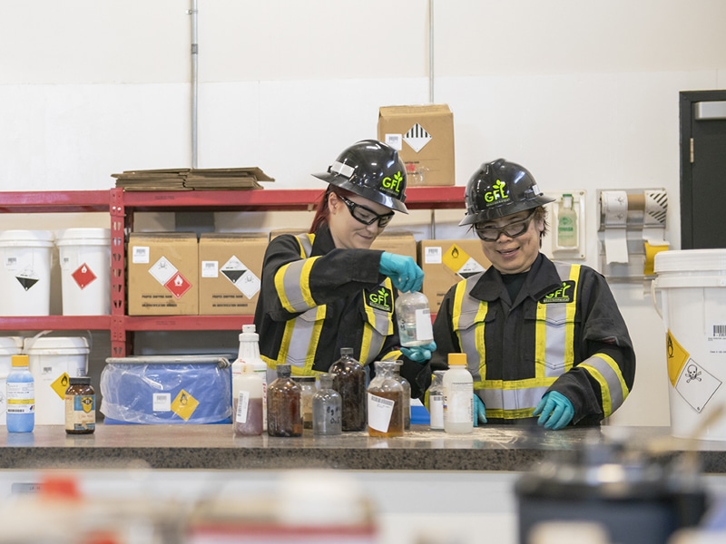 Lab Packing Capabilities GFL Environmental