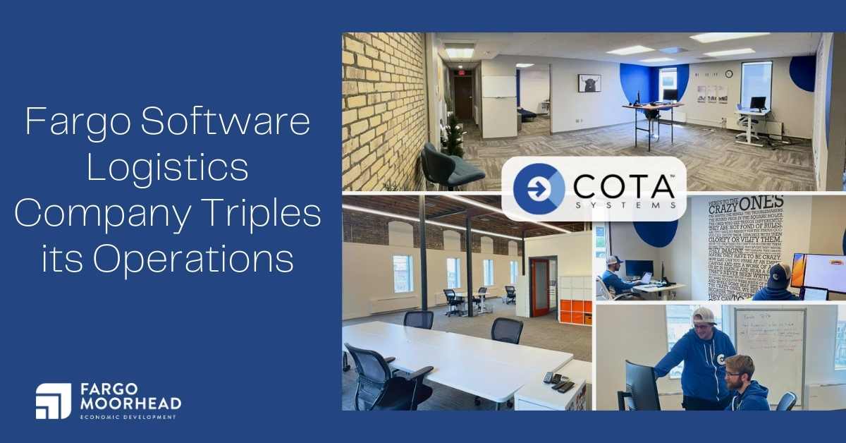 Fargo Software Logistics Company Triples its Operations Greater Fargo
