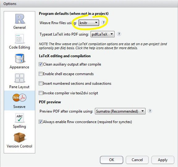Getting started with Sweave & knitr Rbloggers