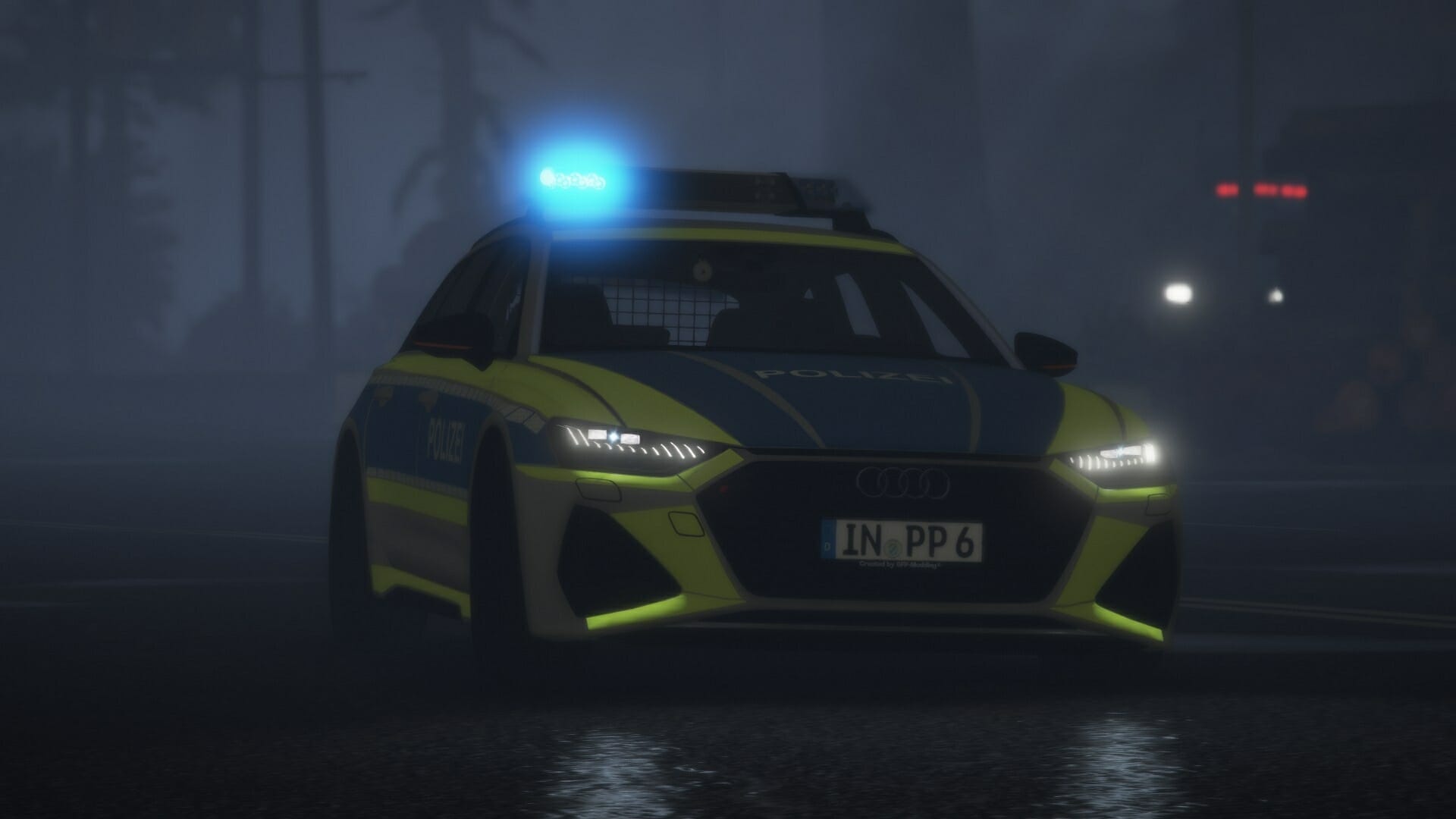Audi RS6 Polizei Bayern Ingolstadt [ELS] [REFLECTION] GFPModding