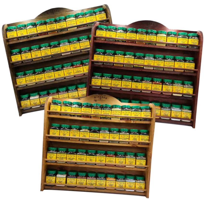 Pre Filled Spice Racks GFresh