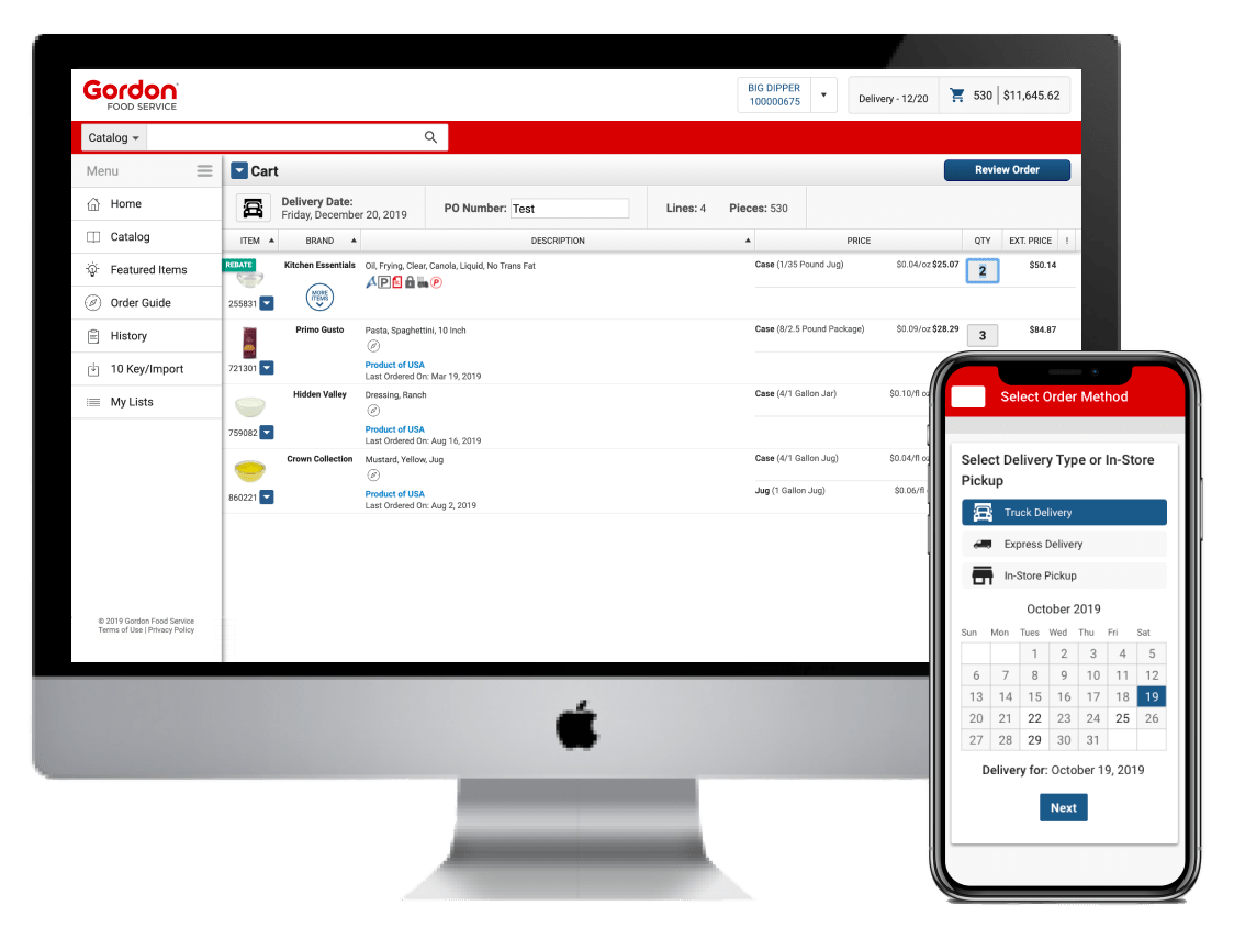 experience Gordon Food Service