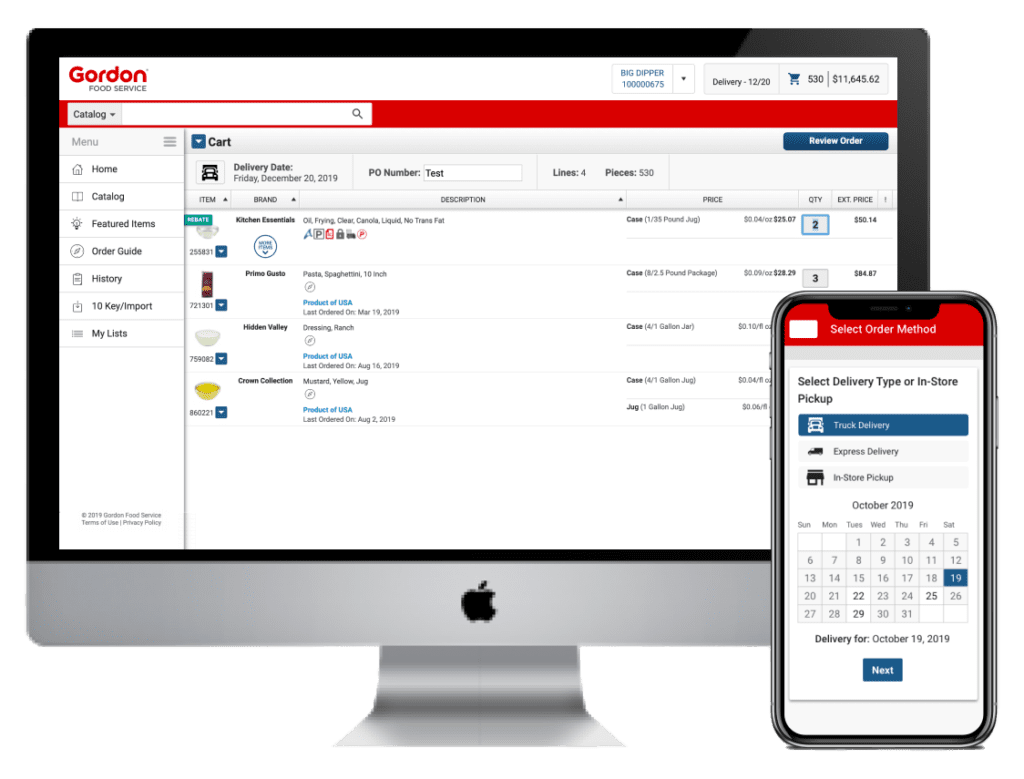 Sign In Gordon Food Service