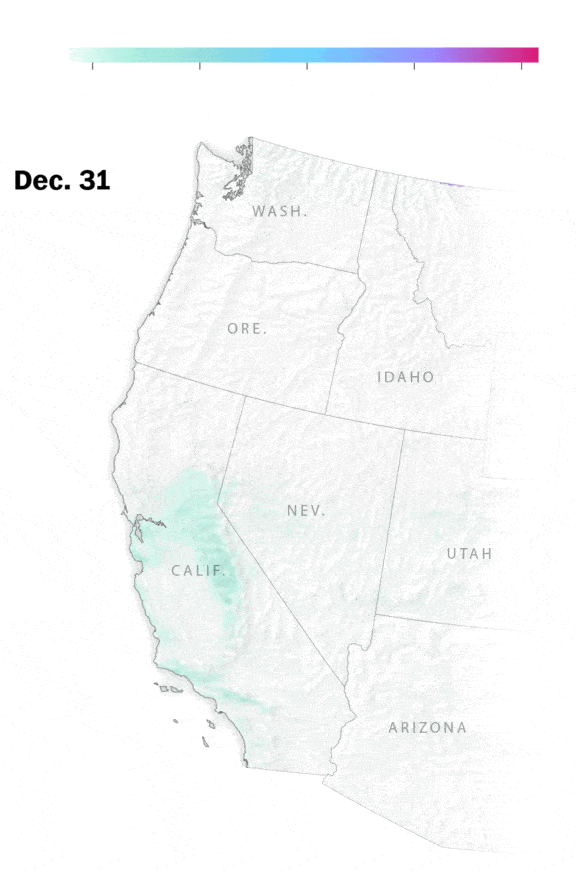 The science behind California's extremely wet winter, in maps The