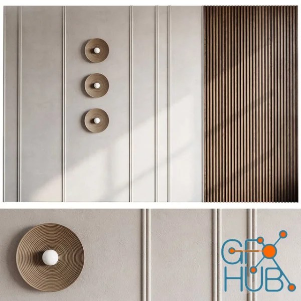 3D Model Headboard 3d Wall Panel 28