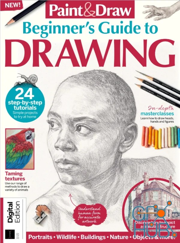 Paint & Draw Beginner's Guide to Drawing, 2nd Edition 2024 (PDF