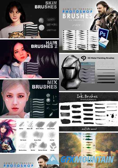 8 Awesome Painting Brushes Packs for & Clip Studio Paint