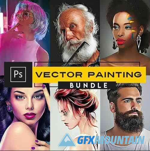 Vector Painting Actions » Free Download Graphics, Fonts