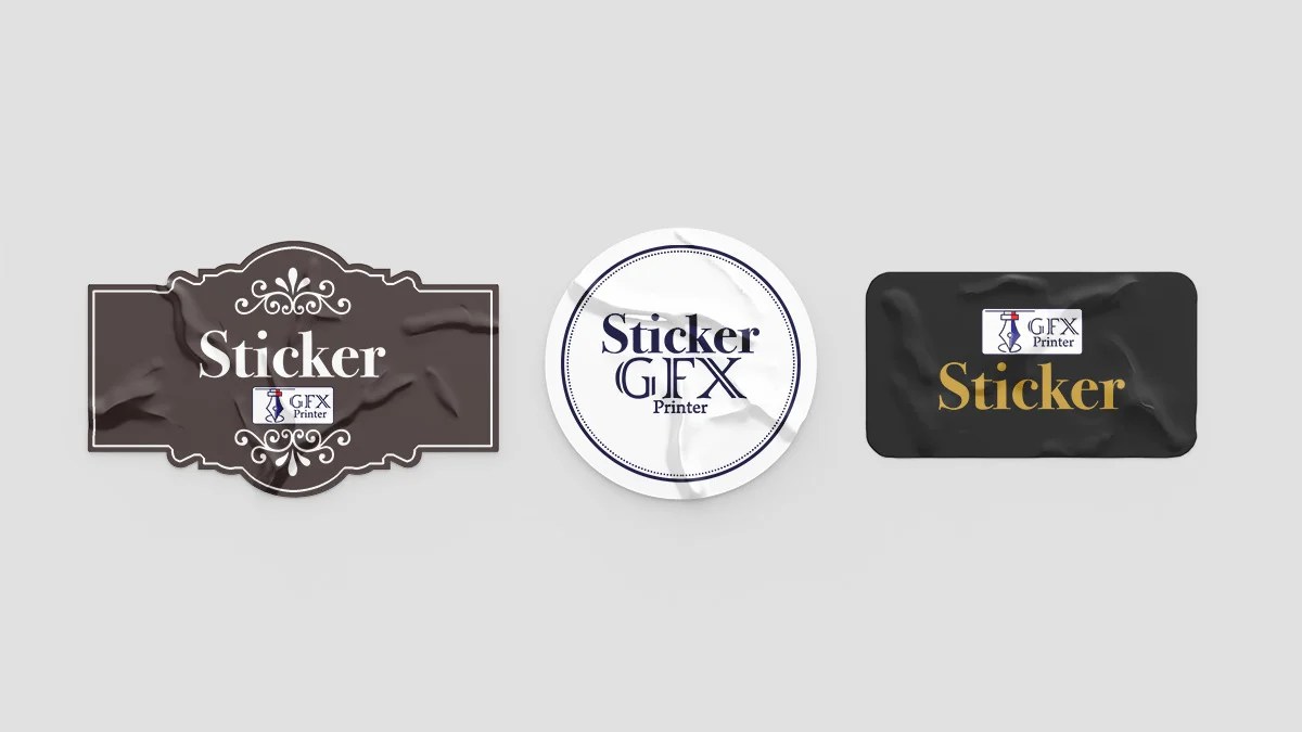 Custom Label Stickers printing in Dubai, UAE GFX Printer