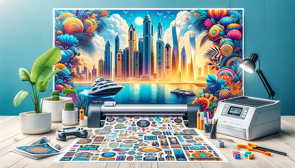 Custom Sticker Printing in Dubai Ultimate Guide 2024