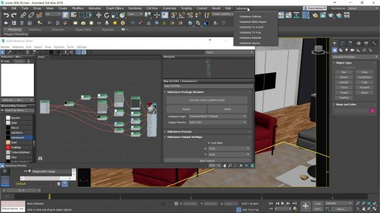 3ds Max gets a new Substance Plugin and Substance Source