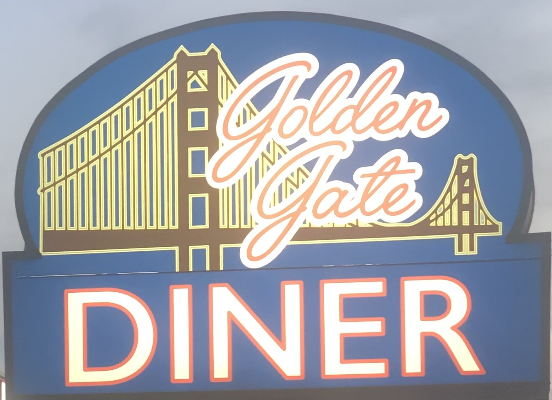 Golden Gate Diner Breakfast Menu