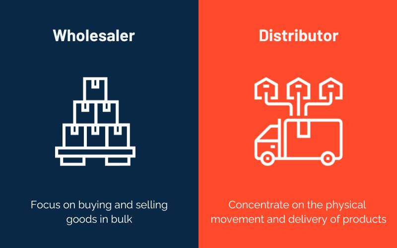 The difference between a Wholesaler and a Distributor