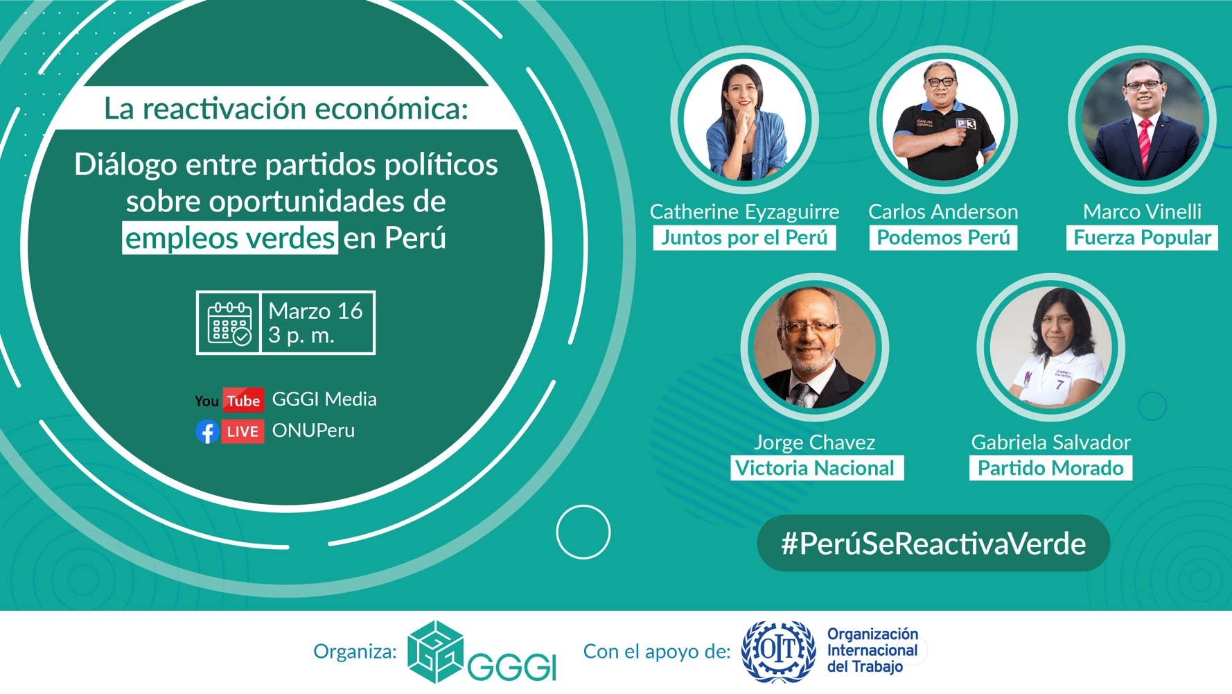 GGGI Peru brings together political parties to discuss green jobs and