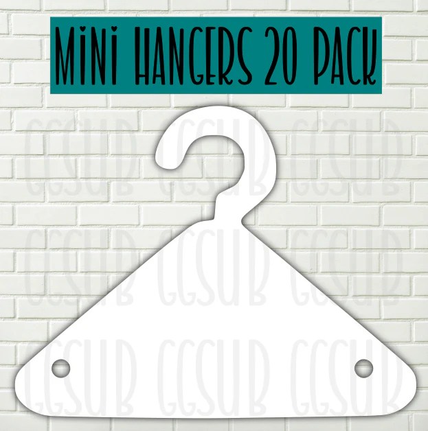 Mini hangers [20 pack bundle] GGSublimation