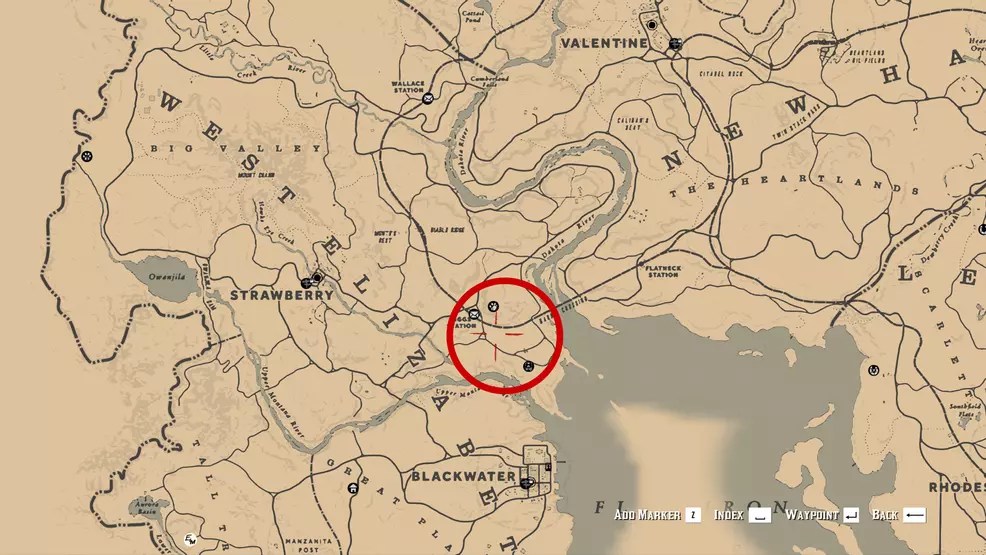 Oriole Location in Red Dead Redemption 2