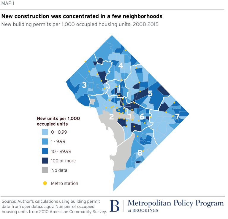 White, wealthy areas of DC aren’t building their fair share of homes