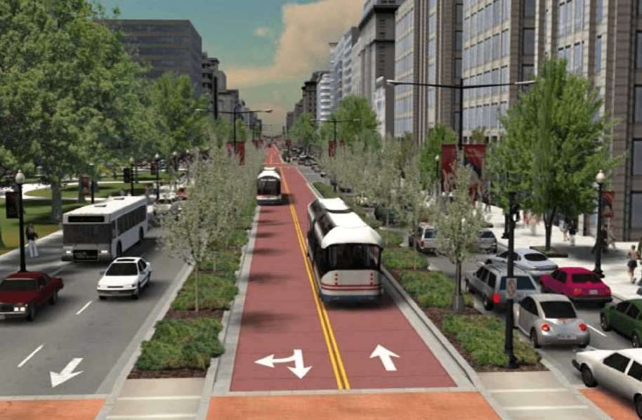The K Street Transitway gets 122 million. What’s the K Street