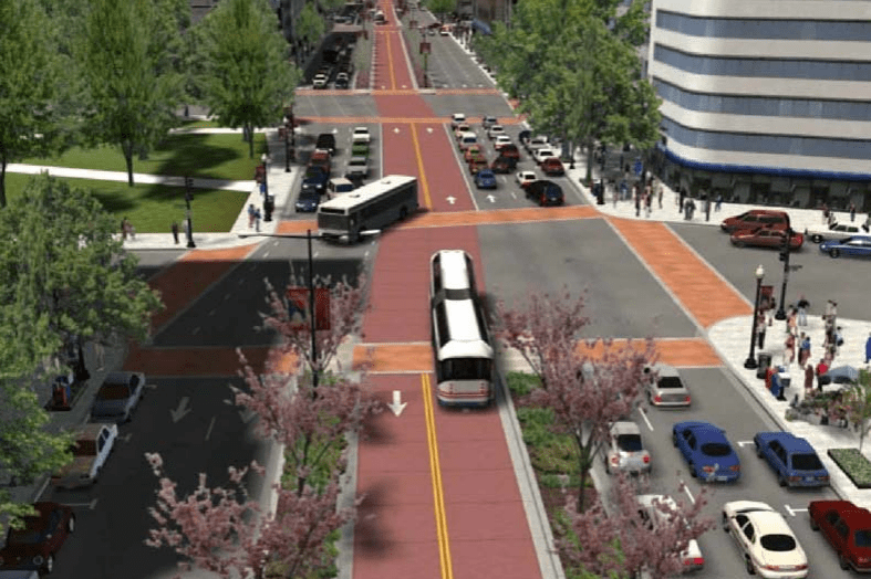 The K Street Transitway gets 122 million. What’s the K Street